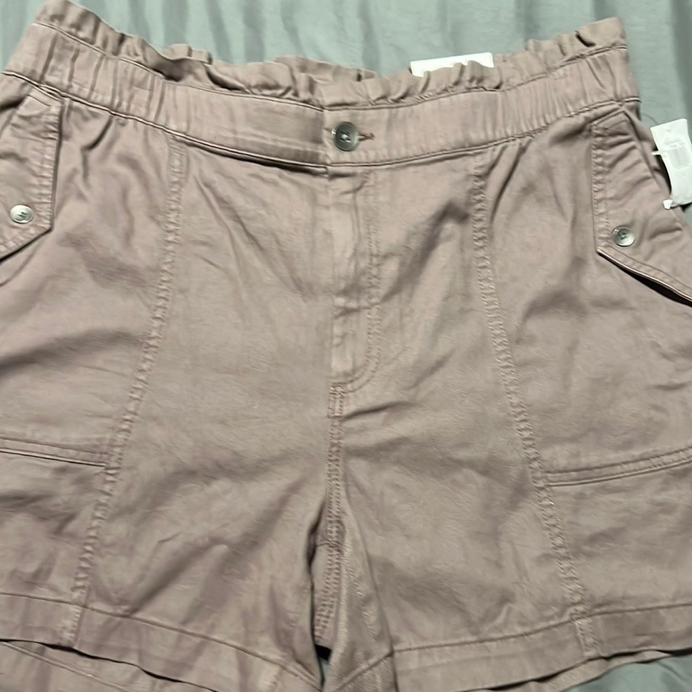 Women’s elastic waist shorts. Size Large